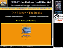 Tablet Screenshot of gebro-verlag.de